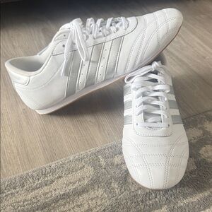 Adidas Men's White and Gray Sneakers